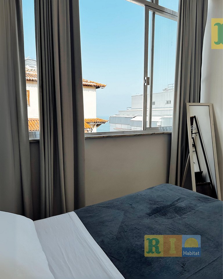 Apartamento 1210 com Vista mar Copacabana Posto 5