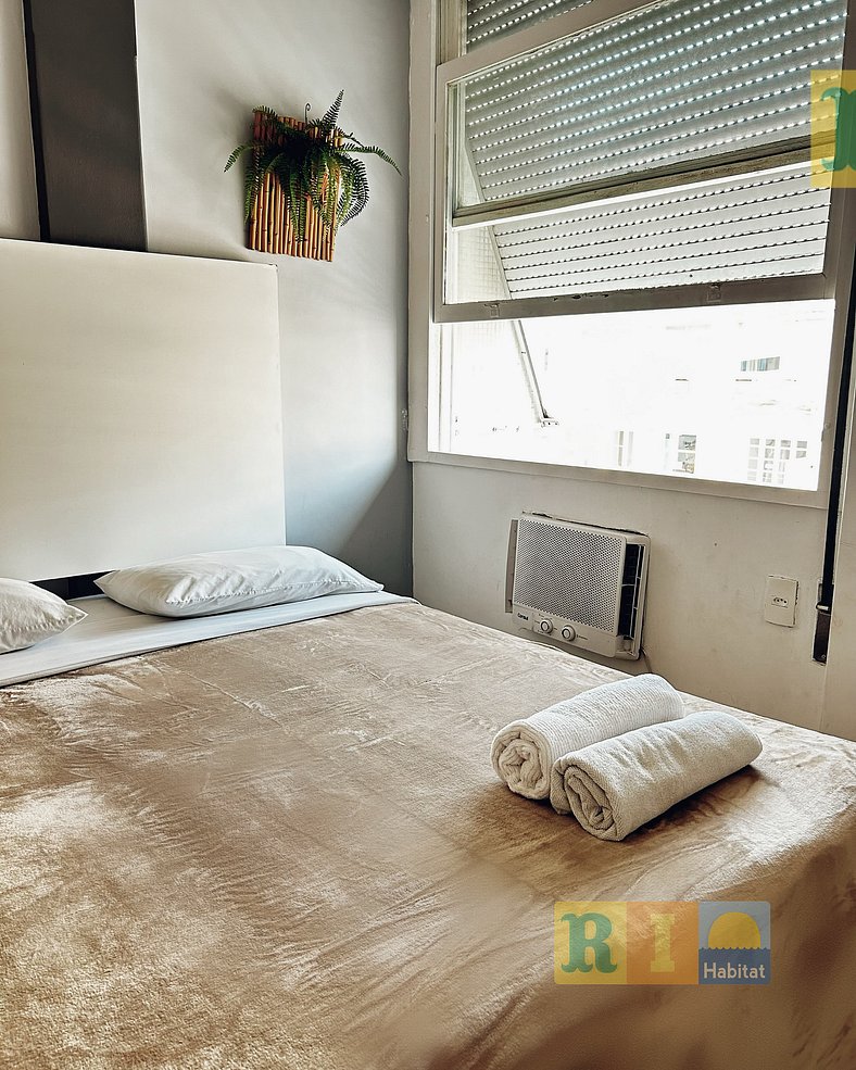 Apartamento AG1204 - 1 min da Praia de Copacabana