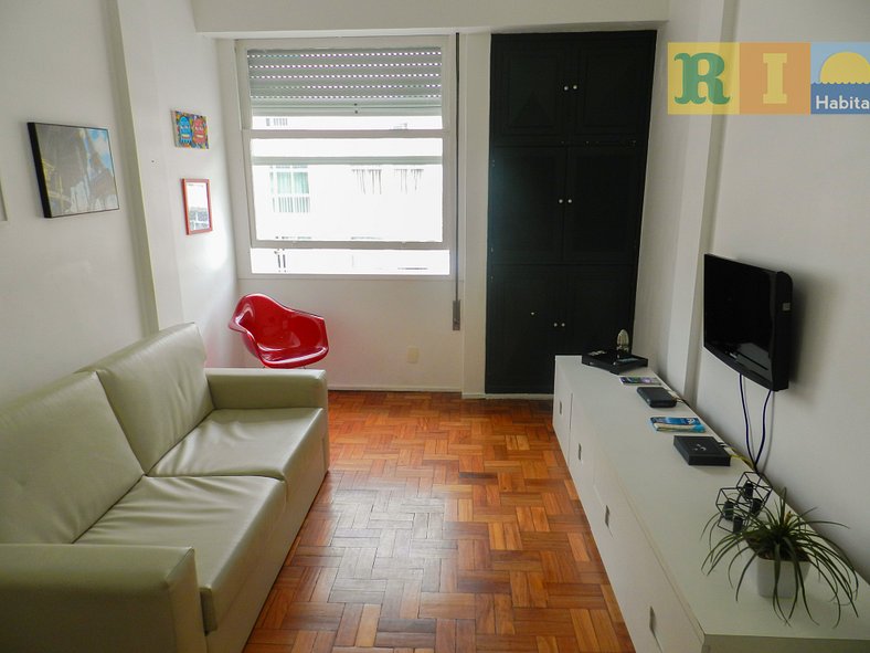 Apartamento Almirante 1102 - 1min da praia de Copa