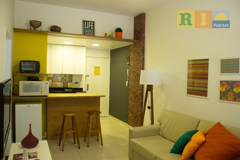 Apartamento Almirante 702 - 1 min da praia de Copa