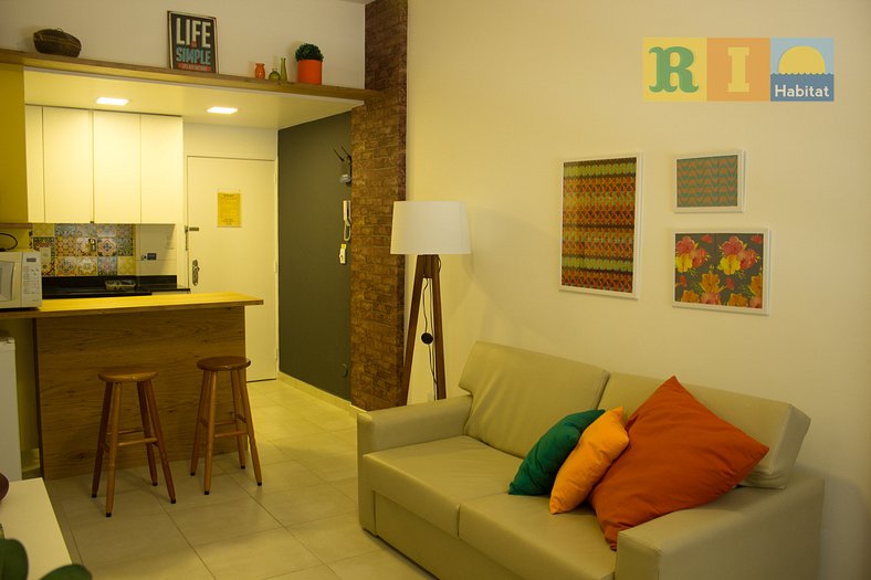 Apartamento Almirante 702 - 1 min da praia de Copa