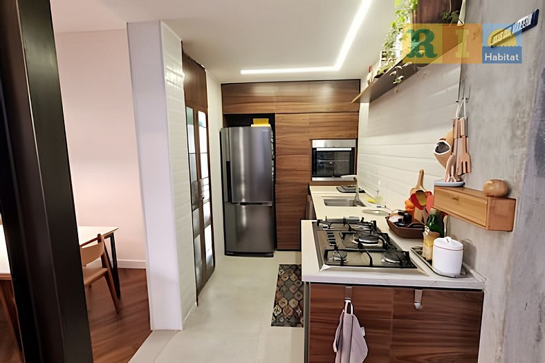 Apartamento tipo casa con piscina privada